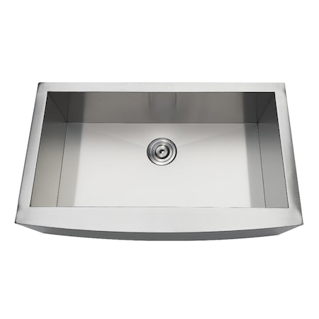 Gourmetier GKTSF33209 Drop-In Stainless Steel Single Bowl Farmhouse Kitchen Sink,  GKTSF33209